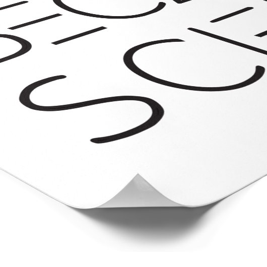 Omdat wetenschap poster (Hoek)