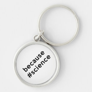 Omdat wetenschap sleutelhanger