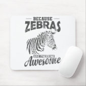 Omdat Zebras Geweldige Afrika maakt Muismat (Met muis)