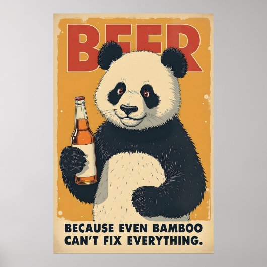 Omdat zelfs bamboe niet alles kan repareren Poster (Voorkant)