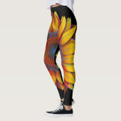 Omdat... zonnebloemen "Trippy Flower"-Teenslippers Leggings (Links)