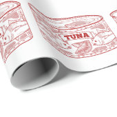 Omdoos voor tonijn cadeaupapier (Rol Hoek)