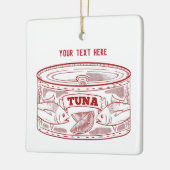 Omdoos voor tonijn keramisch ornament (Links)