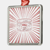 Omdoos voor tonijn metalen ornament (Links)