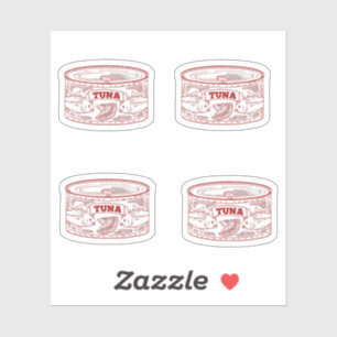 Omdoos voor tonijn sticker