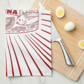 Omdoos voor tonijn theedoek (Quarter Fold)