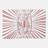 Omdoos voor tonijn theedoek (Horizontaal)