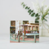 Omdraaien kabelauto briefkaart (Staand voorkant)