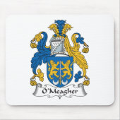 O'Meagher Family Crest Muismat (Voorkant)