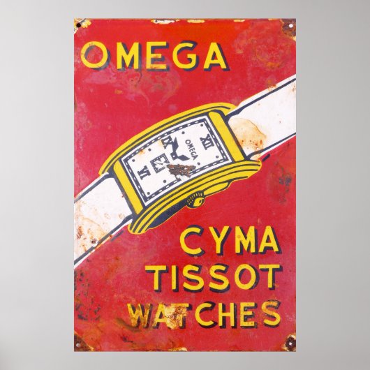 Omeg* Watches. Poster (Voorkant)