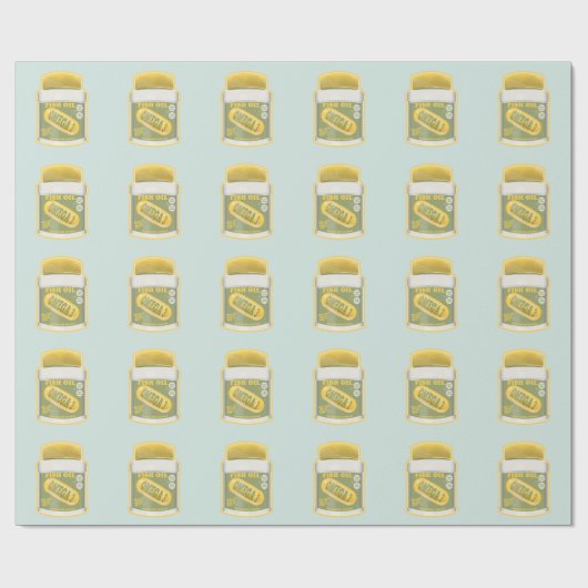 Omega 3 visolie cadeaupapier (Vlak)