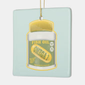 Omega 3 visolie keramisch ornament (Links)