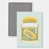 Omega 3 visolie magneet (Voorkant / Achterkant)