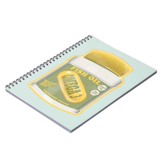 Omega 3 visolie notitieboek (Linkerzijde)