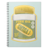Omega 3 visolie notitieboek (Voorkant)