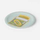 Omega 3 visolie papieren bordje (Gekanteld)