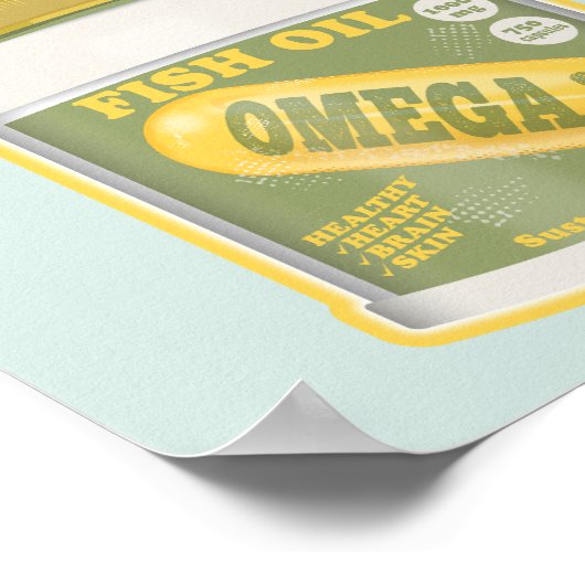 Omega 3 visolie poster (Hoek)