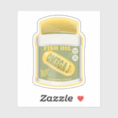 Omega 3 visolie sticker (Vel)