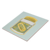 Omega 3 visolie tegeltje (Zijkant)