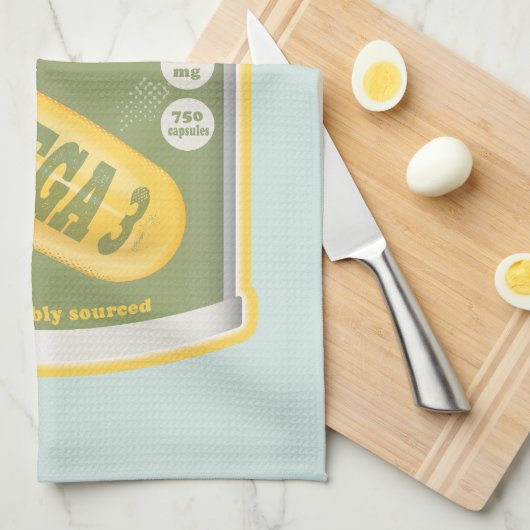 Omega 3 visolie theedoek (Quarter Fold)