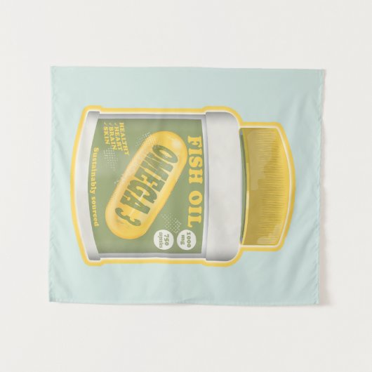 Omega 3 visolie wandkleed (Voorkant (horizontaal))