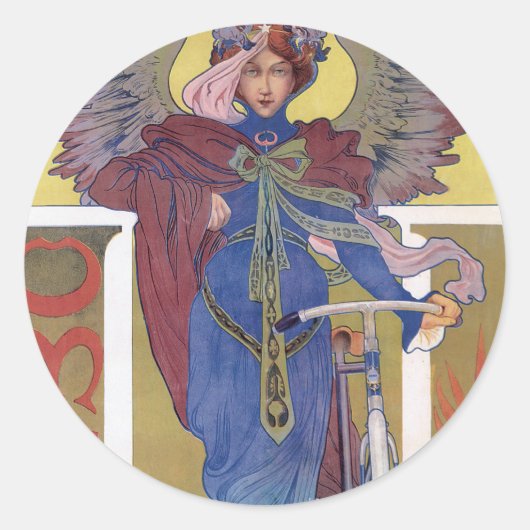 Omega Bicycles Ronde Sticker (Voorkant)