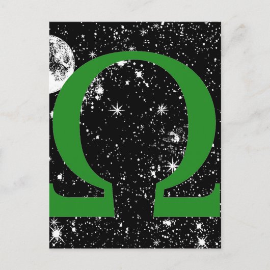 Omega Briefkaart (Voorkant)