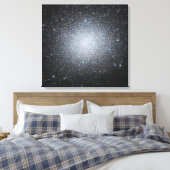 Omega Centauri, een bolvormige sterrenhoop in Cent Canvas Afdruk (Insitu (Slaapkamer))