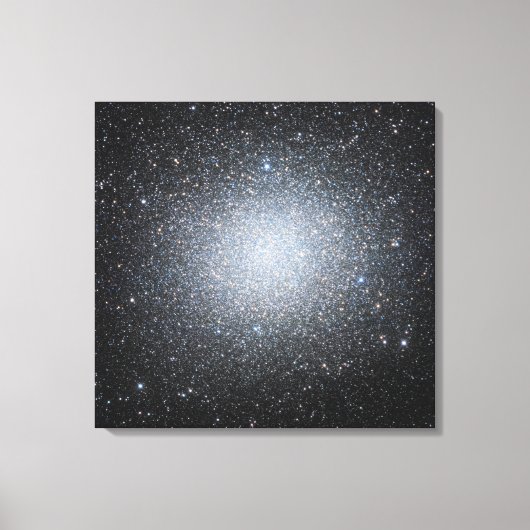 Omega Centauri, een bolvormige sterrenhoop in Cent Canvas Afdruk (Voorkant)