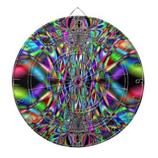 Omega Chrome Dartboard Dartbord (Voorkant)