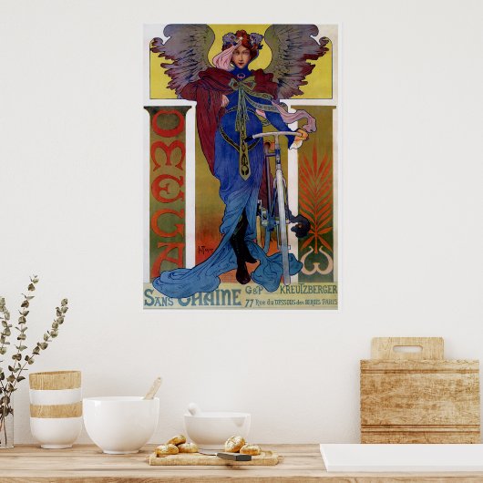  Omega fiets en Thiriet Poster (Keuken)