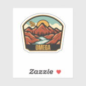 Omega, Georgia Sticker (Vel)