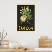 Omega-horloge poster - Cappiello Poster (Keuken)