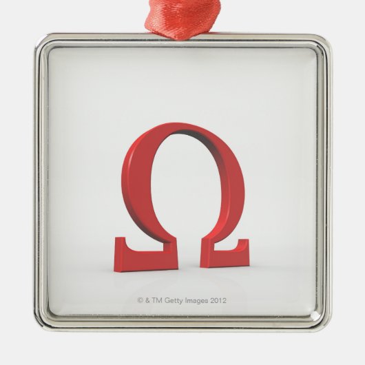 Omega Metalen Ornament (Voorkant)