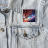 Omega Nebula - Ons Geweldige universum Vierkante Button 5,1 Cm (In situ)