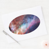 Omega Nebula - Ons verbazingwekkende universum Ovale Sticker (Envelop)