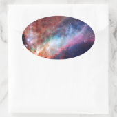 Omega Nebula - Ons verbazingwekkende universum Ovale Sticker (Tas)