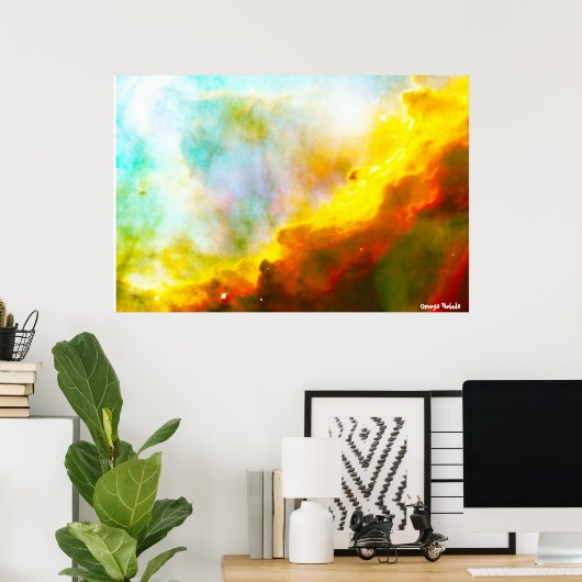Omega Nebula Poster (Thuiskantoor)