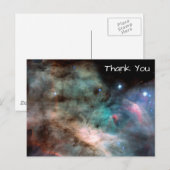 Omega-nevel ruimtefoto dank je briefkaart (Voorkant / Achterkant)