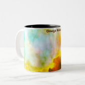 Omega-nevel Tweekleurige Koffiemok (Voorkant links)