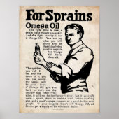  Omega Oil Pain Rub Print (Voorkant)