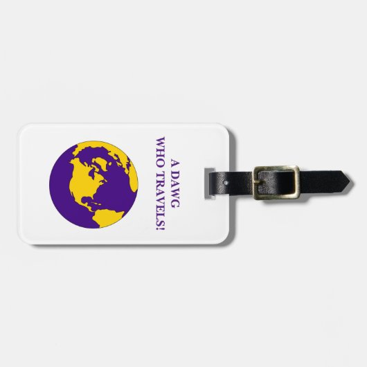 Omega Psi Phi-Bagagelabel Bagagelabel (Voorkant horizontaal)