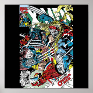 Omega Red Comic Book Hoesje Poster