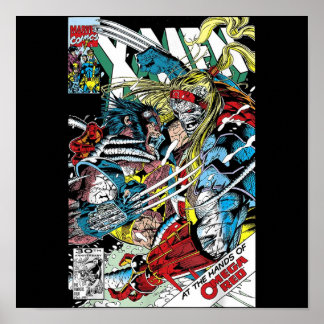 Omega Red Comic Book Hoesje Poster