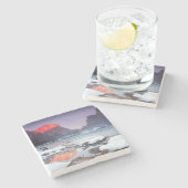 Omega Red Stenen Onderzetter (Zijkant)