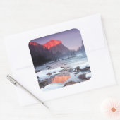 Omega Red Vierkante Sticker (Envelop)