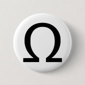 Omega Ronde Button 5,7 Cm (Voorkant)
