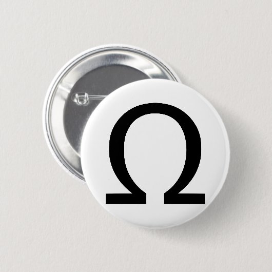 Omega Ronde Button 5,7 Cm (Voorkant /achterkant)