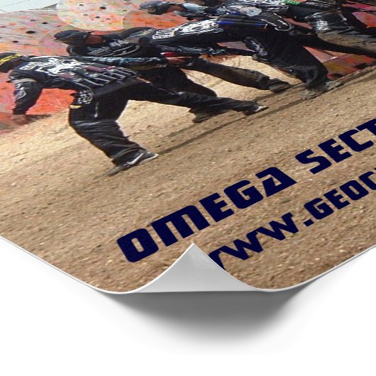 OMEGA SECTOR PAINTBALL TEAM POSTER (Hoek)