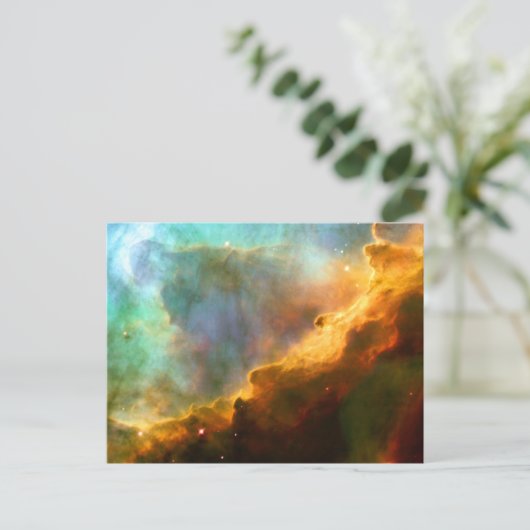 Omega / Swan Nebula (Hubble Telescope) Briefkaart (Staand voorkant)